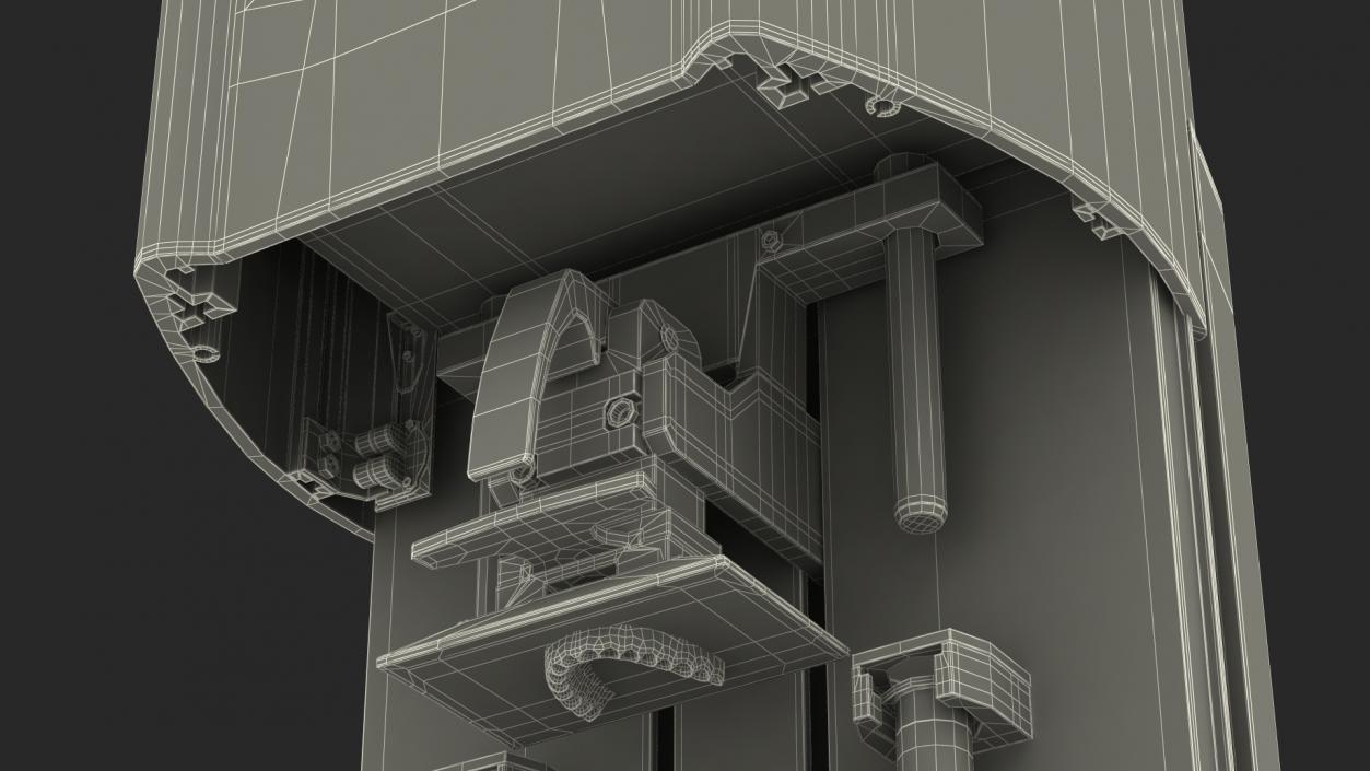 Dental 3d Printer with Surgical Guide Rigged 3D model