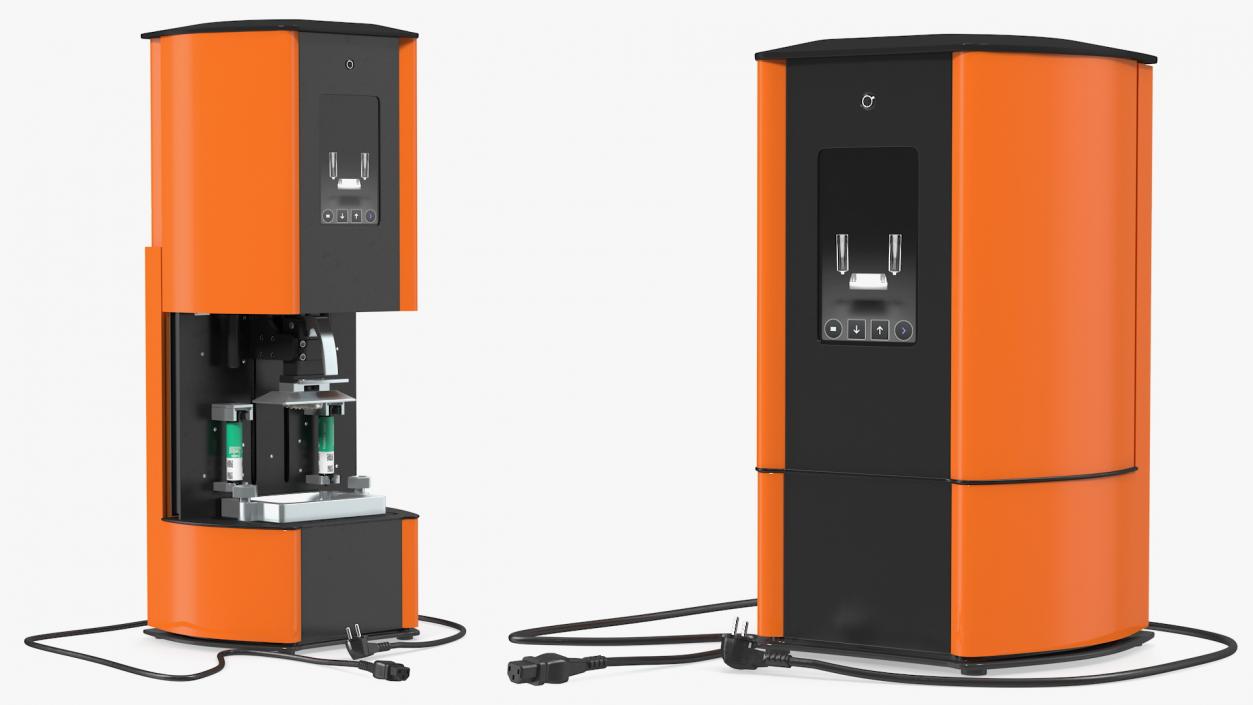 Dental 3d Printer with Surgical Guide Rigged 3D model