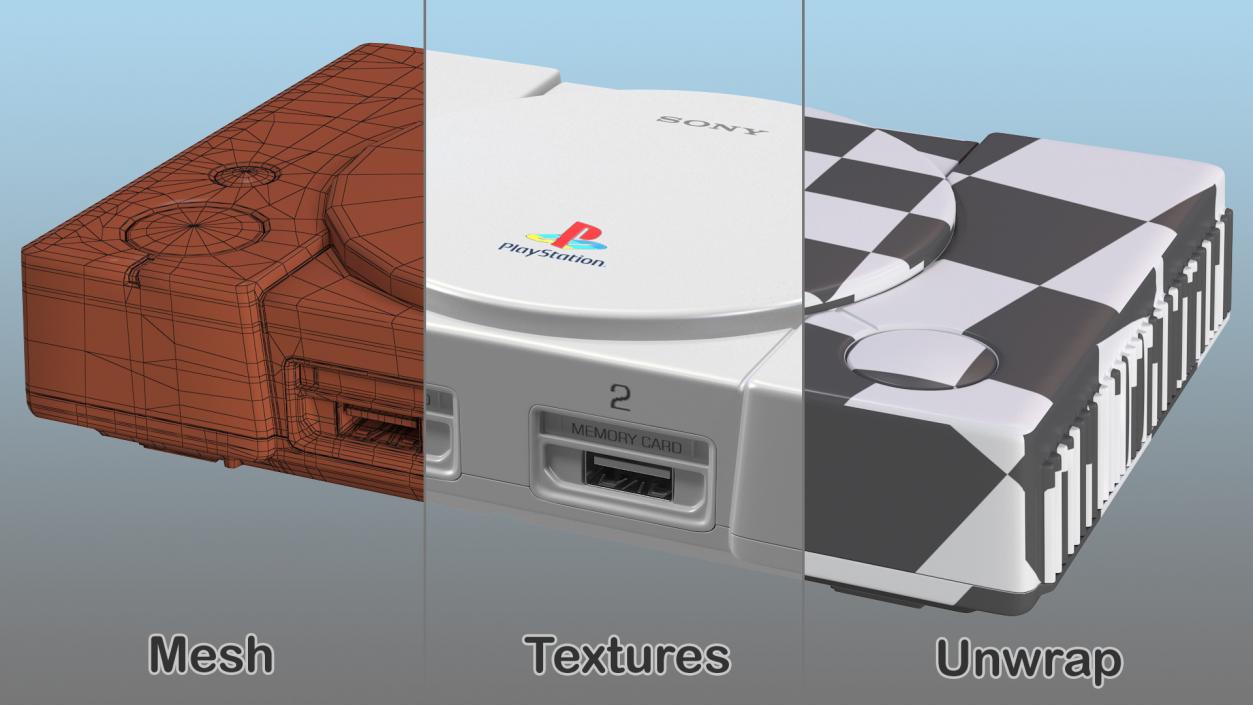 3D model Sony Playstations Collection 2