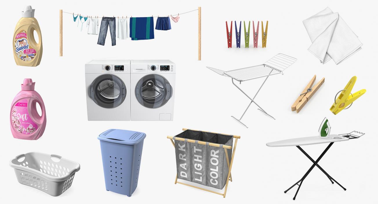 3D model Laundry Collection 9