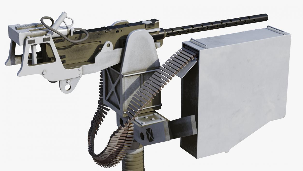 3D GAU 18 Machine Gun model