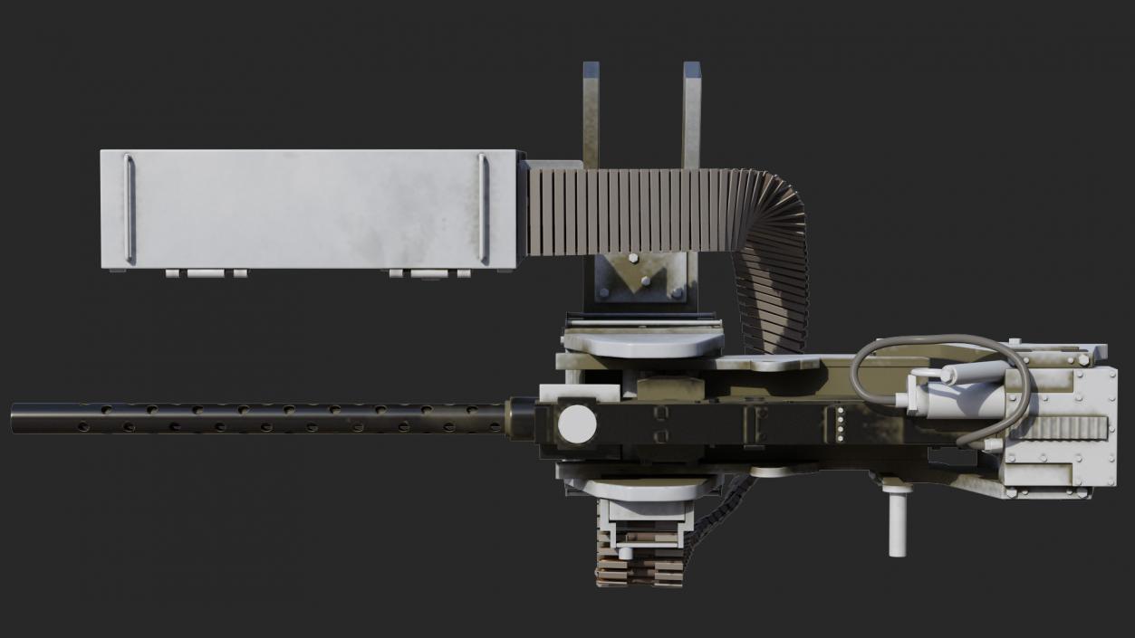 3D GAU 18 Machine Gun model