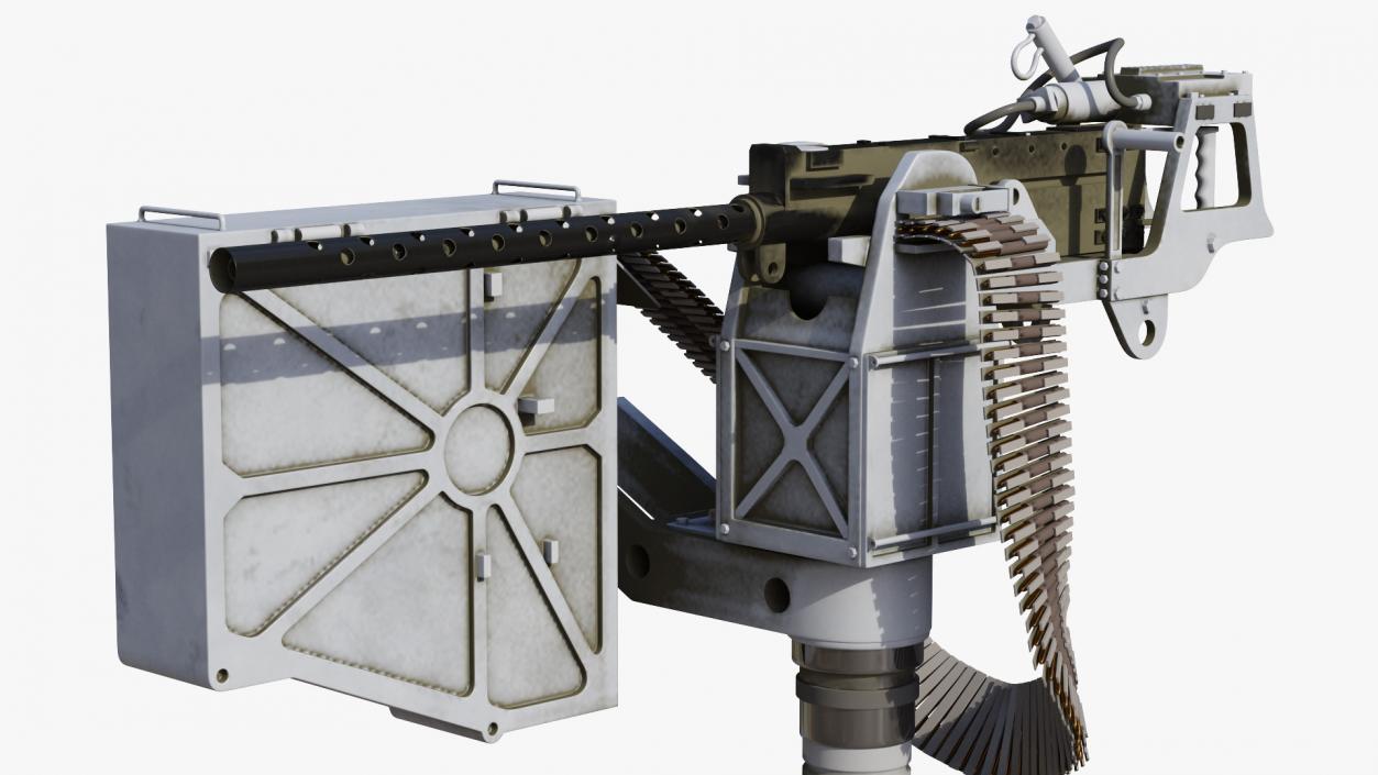 3D GAU 18 Machine Gun model