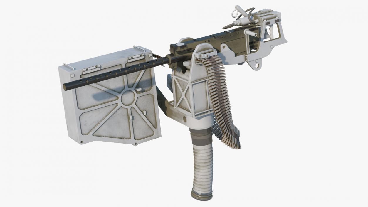 3D GAU 18 Machine Gun model