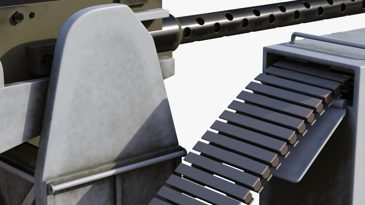 3D GAU 18 Machine Gun model