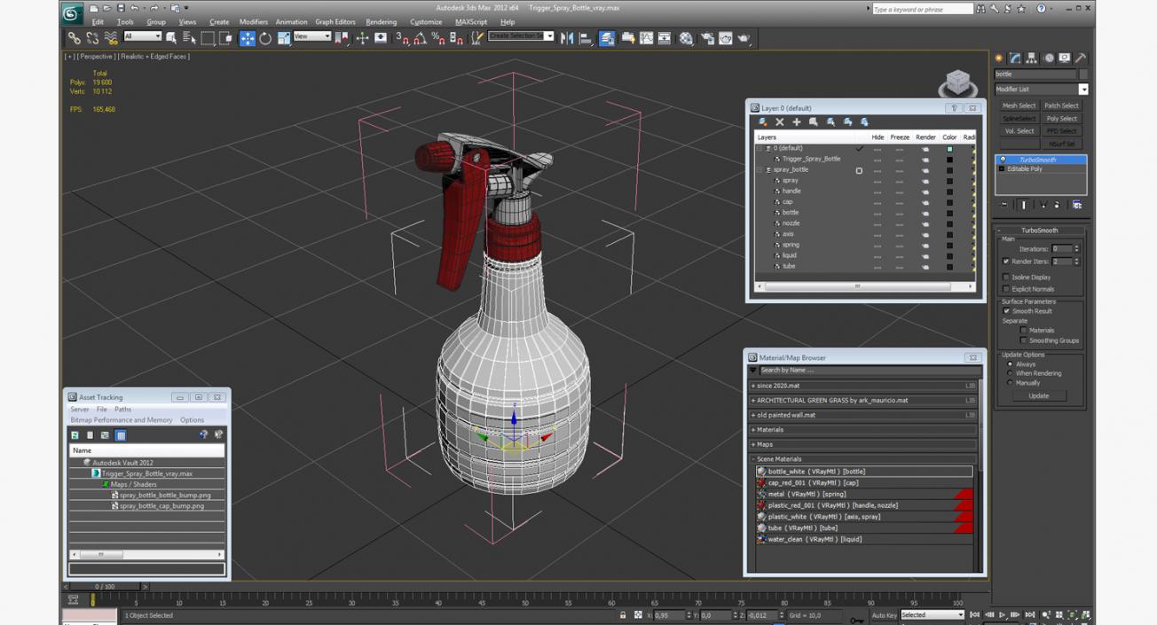 3D model Trigger Spray Bottle