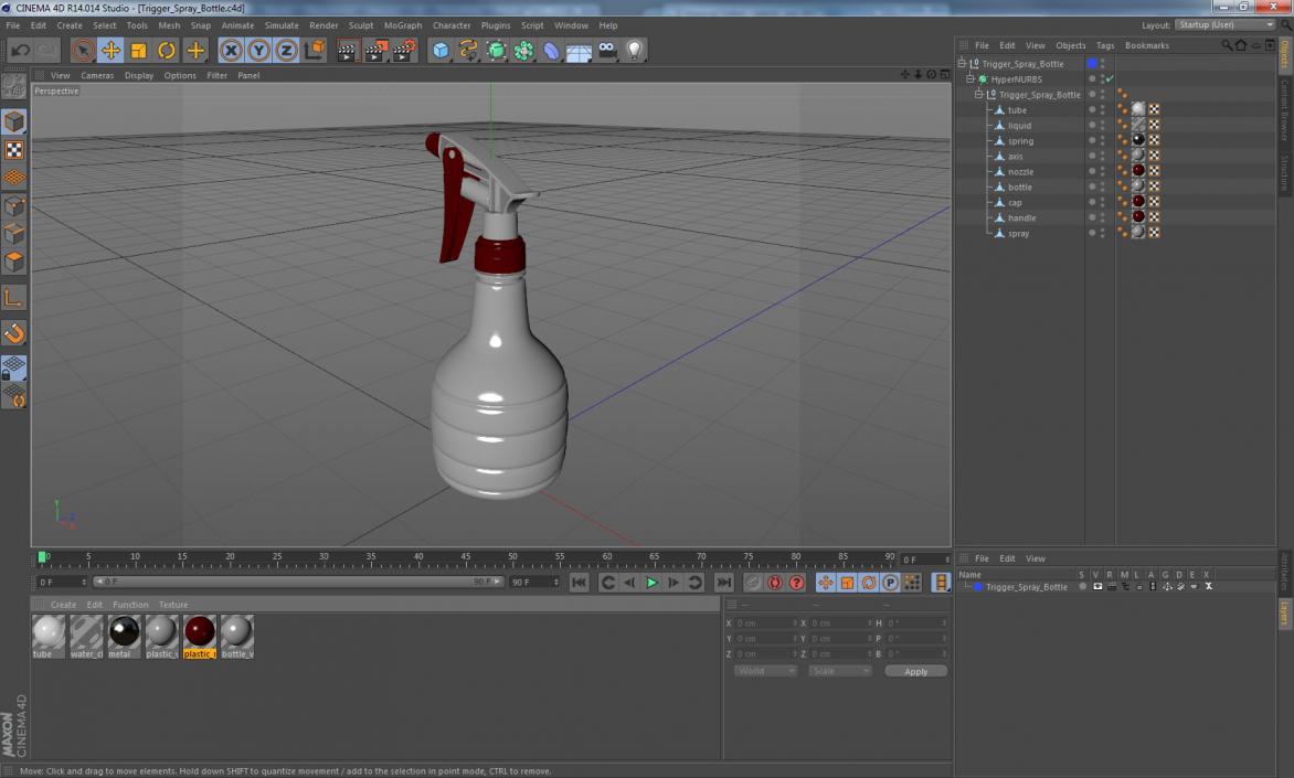 3D model Trigger Spray Bottle