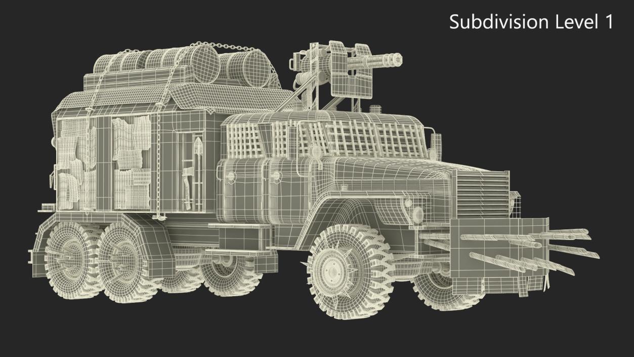 Apocalyptic Truck 3D