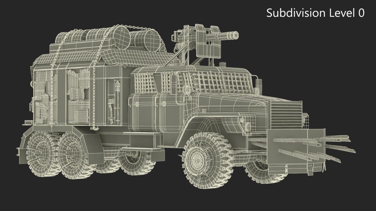 Apocalyptic Truck 3D