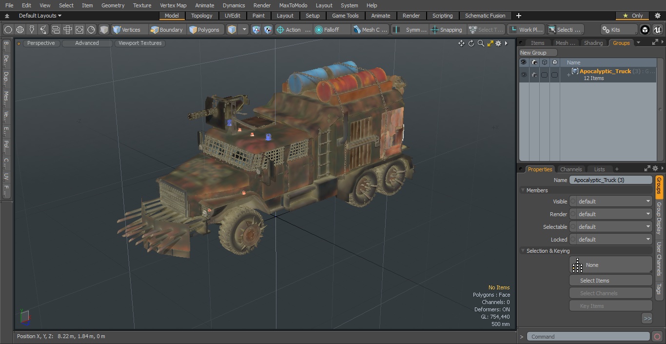 Apocalyptic Truck 3D