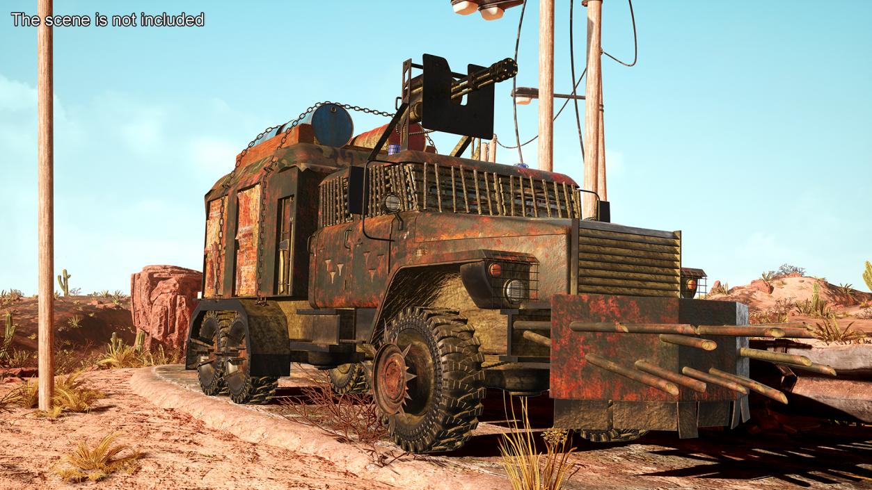 Apocalyptic Truck 3D