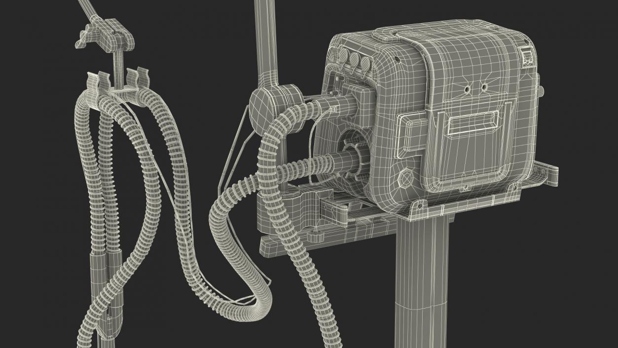 3D Mechanical Ventilation Apparatus HAMILTON-C1 2