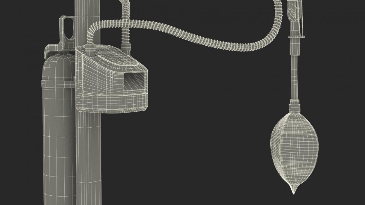 3D Mechanical Ventilation Apparatus HAMILTON-C1 2