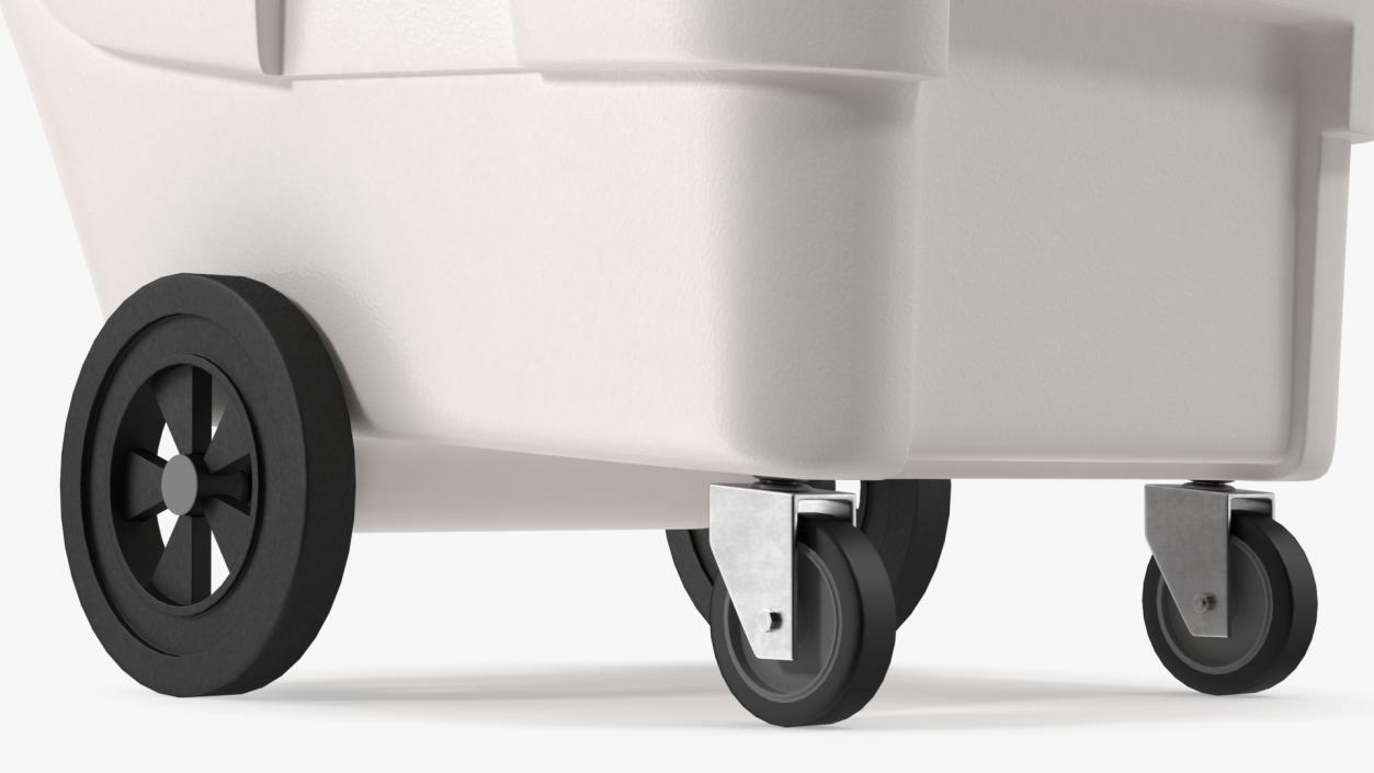 White Plastic Tilt Truck 3D model