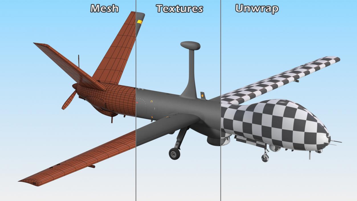 Multi Payload UAV 3D