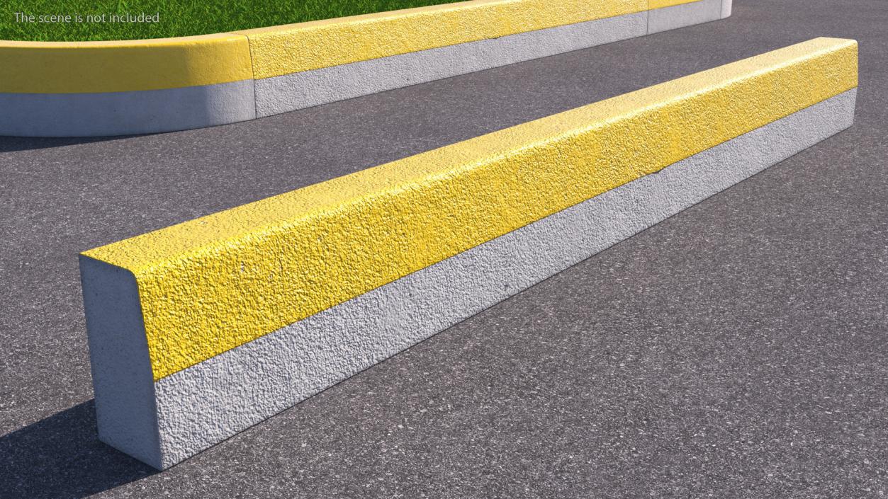 3D Street Curbs Collection model