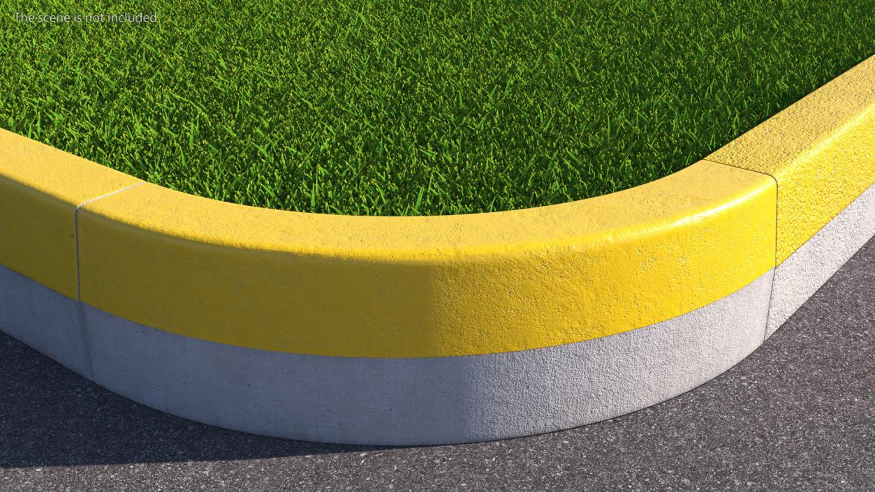 3D Street Curbs Collection model