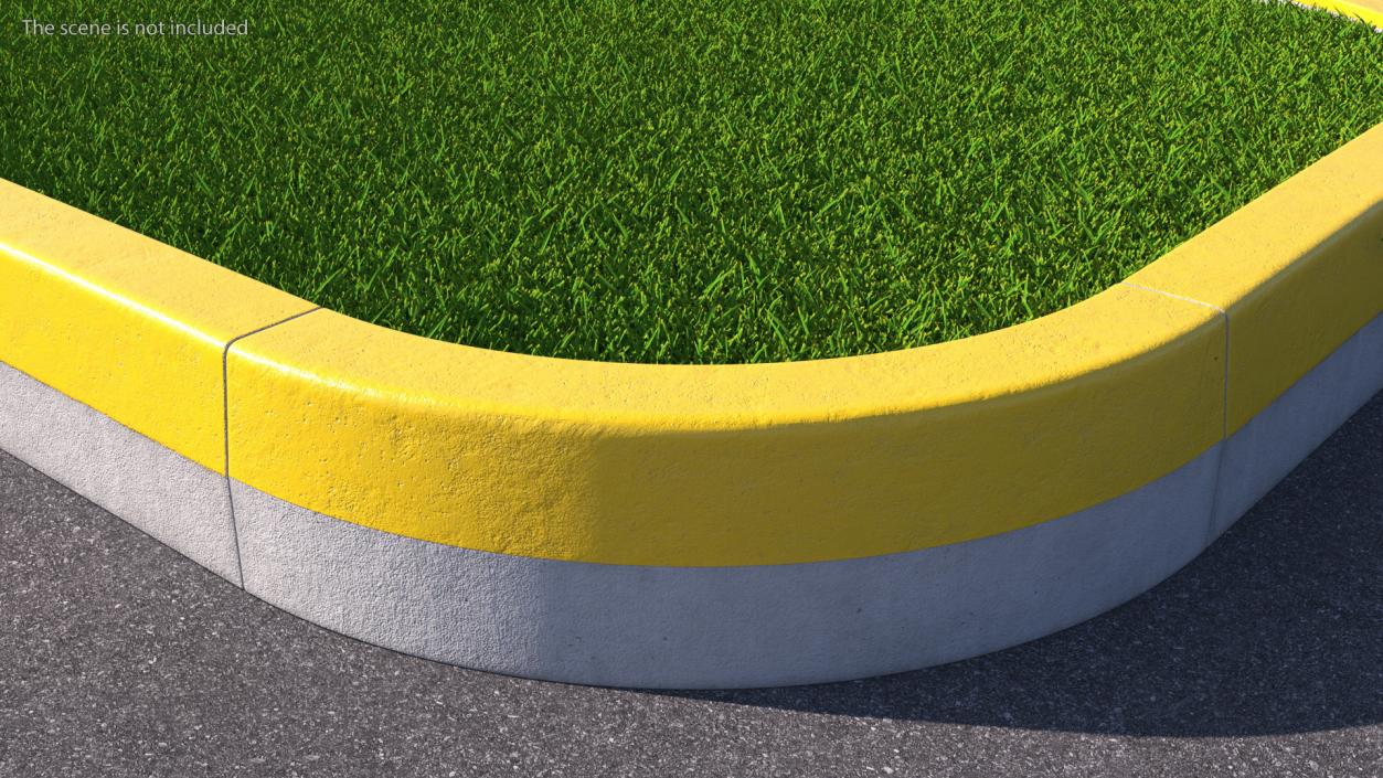 3D Street Curbs Collection model