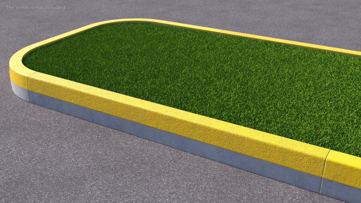 3D Street Curbs Collection model