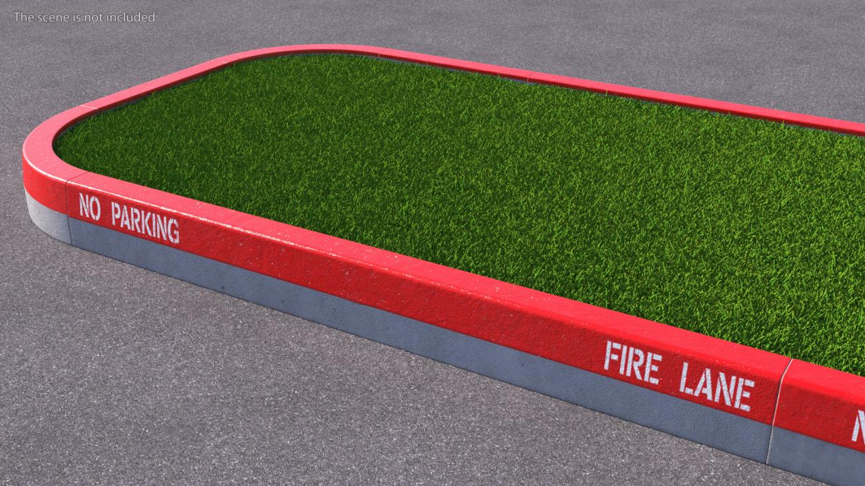 3D Street Curbs Collection model