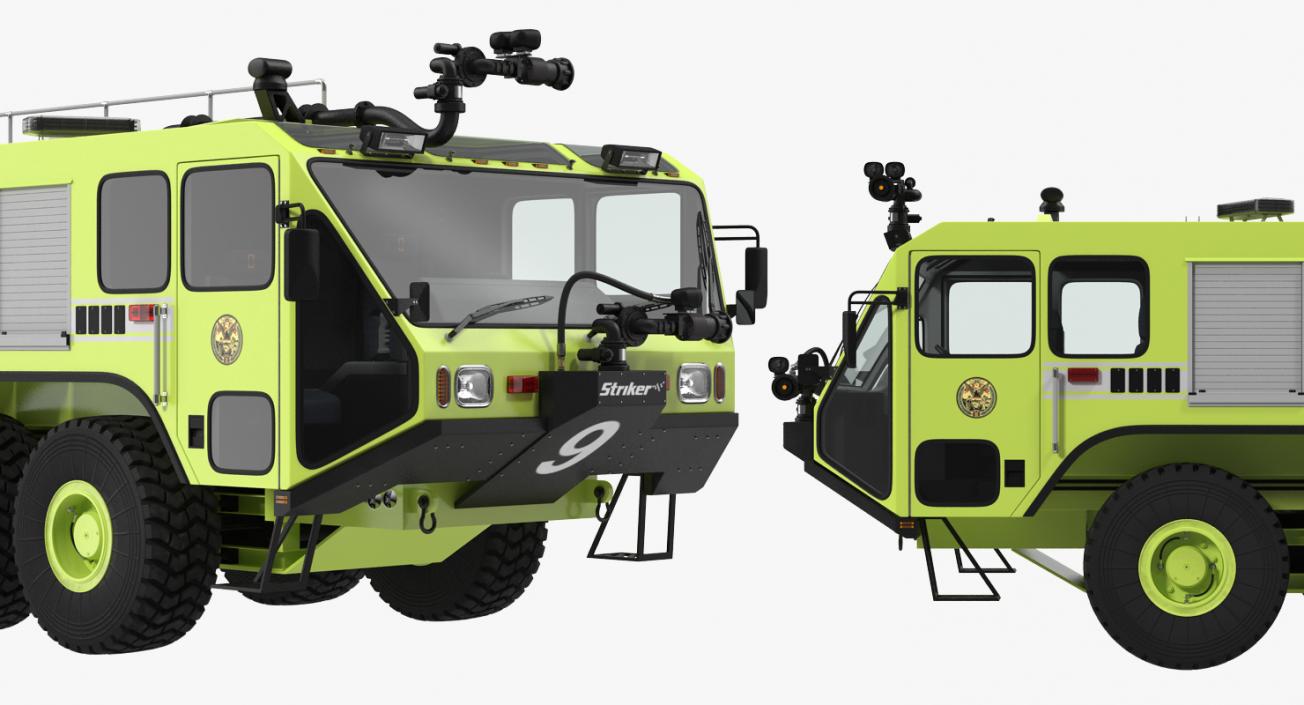 3D Rigged Fire Trucks Collection 6