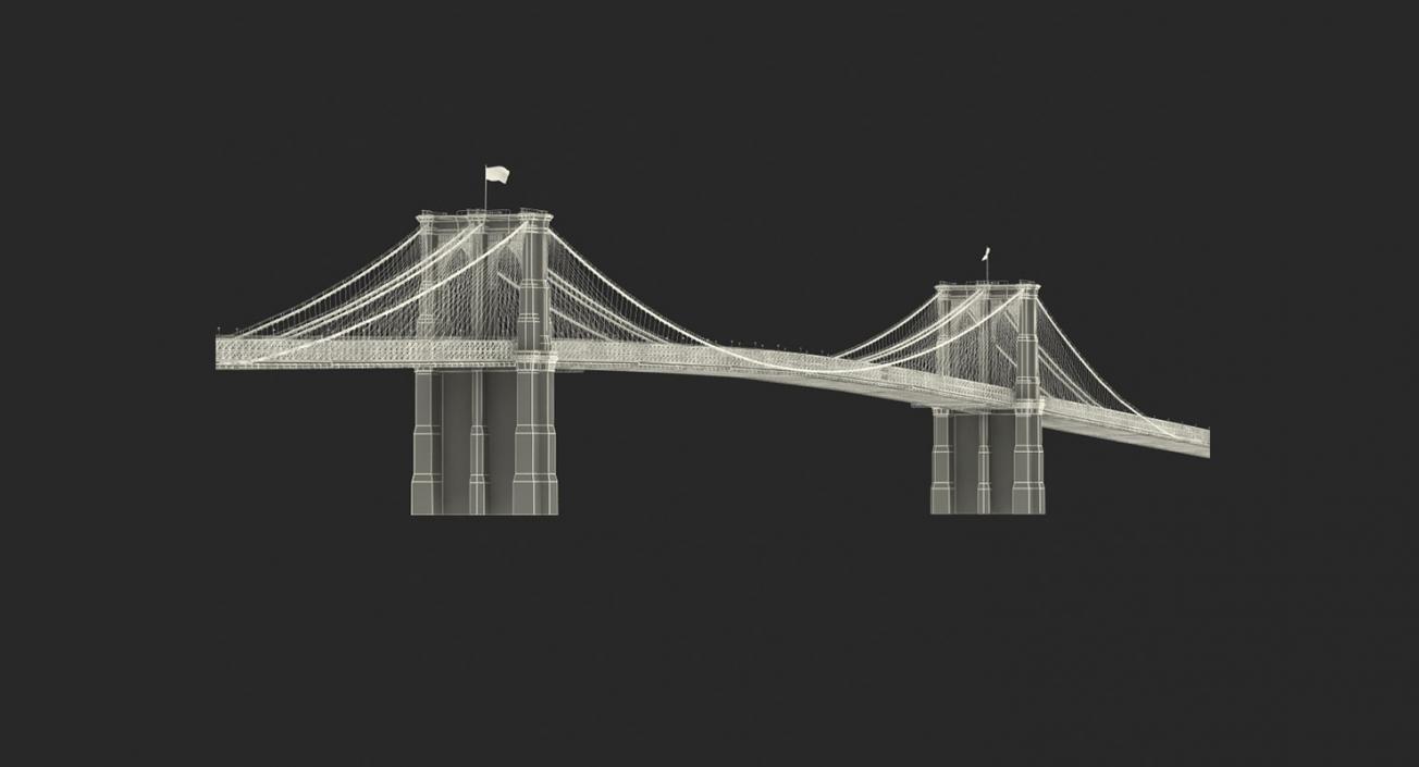 3D Suspension Bridges Collection 5