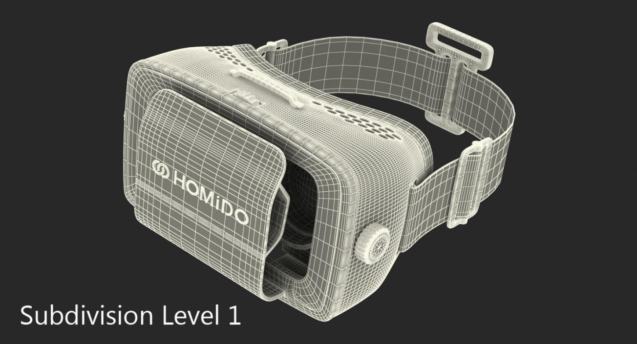 3D Homido HOMIDO1 Virtual Reality Headset model