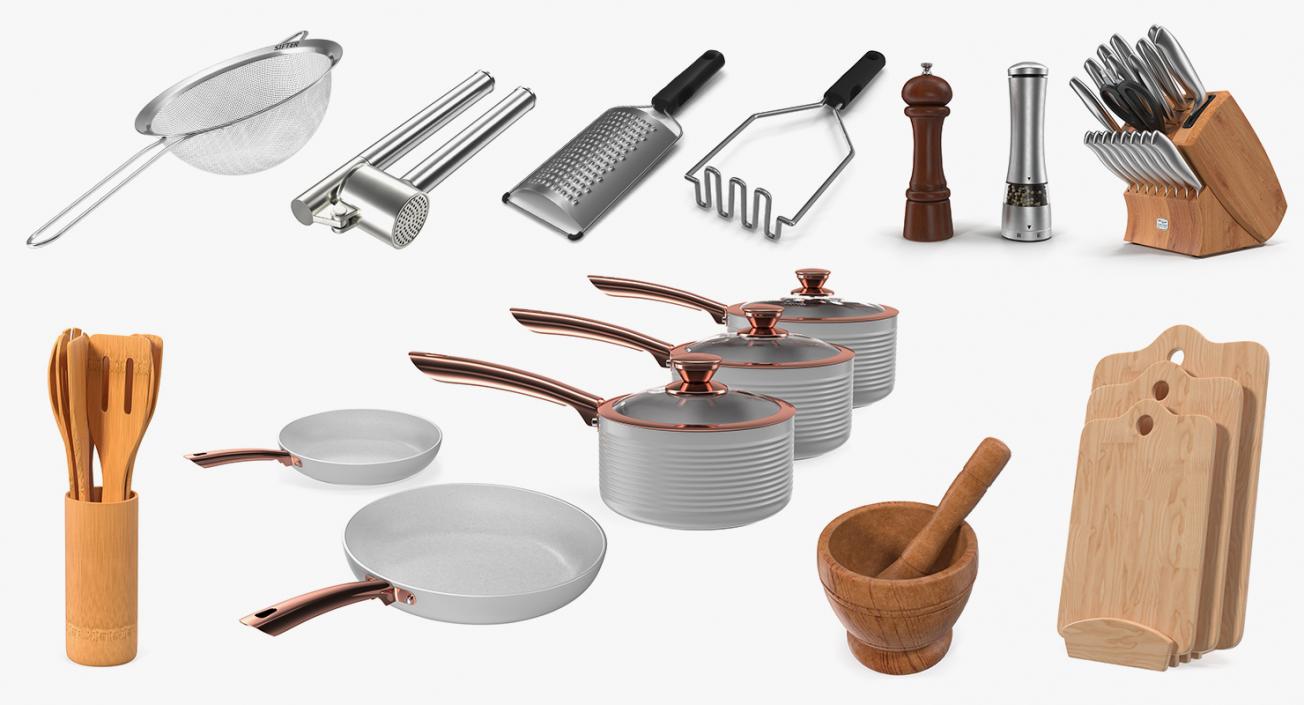 Kitchenware Collection 6 3D model