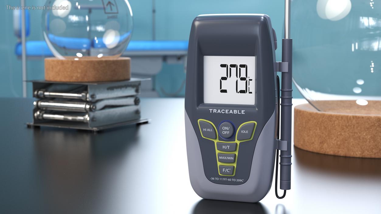 3D Digital Thermometer Kangaroo model