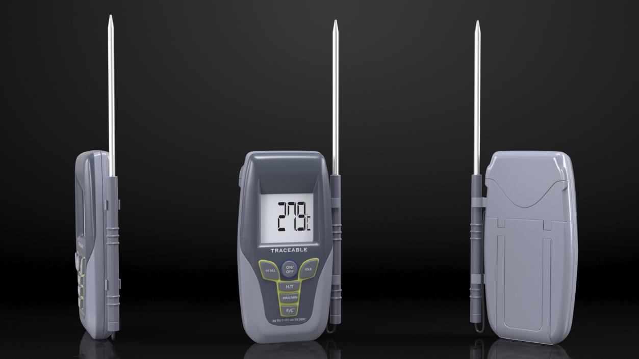 3D Digital Thermometer Kangaroo model