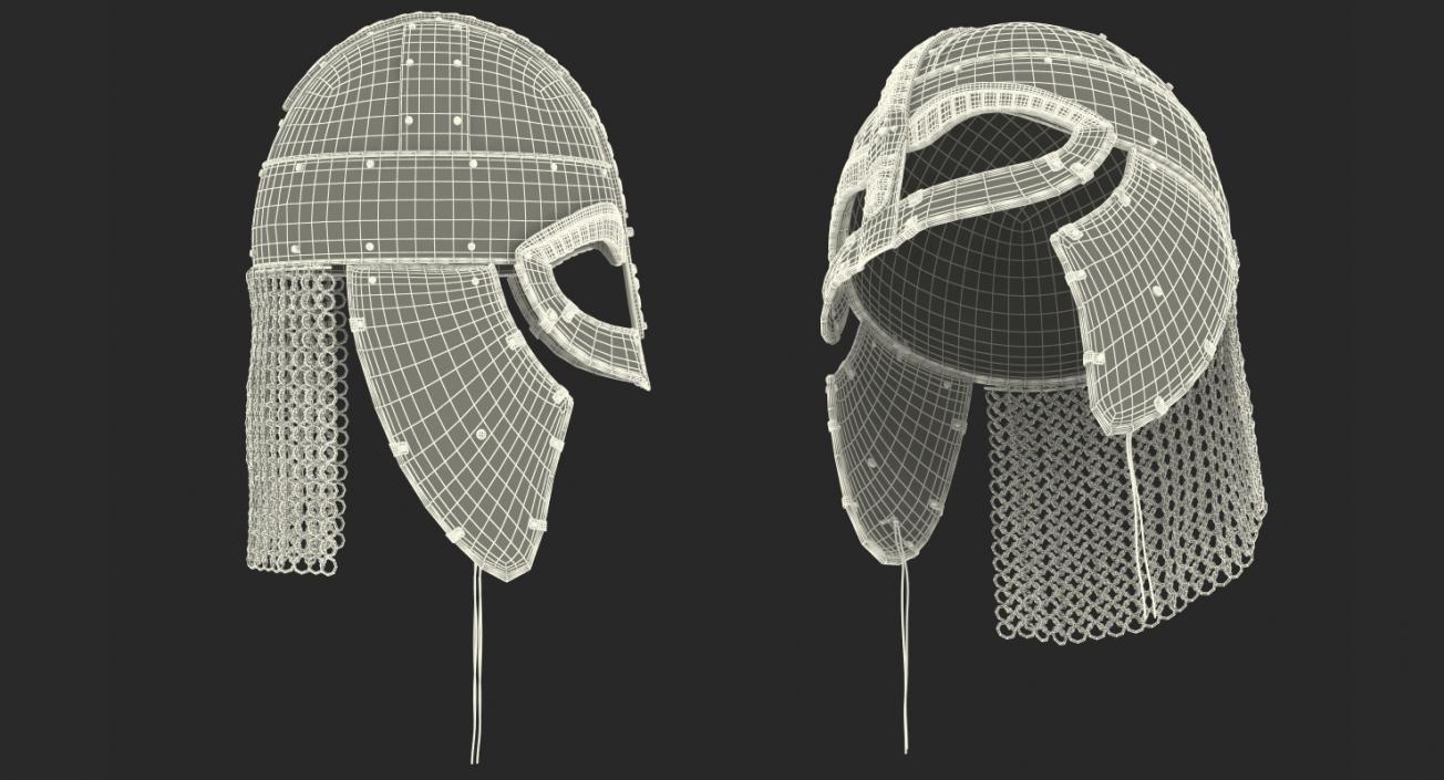 3D model Viking Helmets Collection