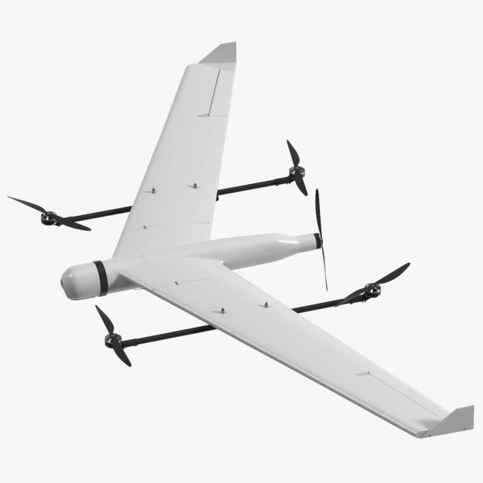 ZALA VTOL Unmanned Aerial Vehicle Rigged for Maya 3D model