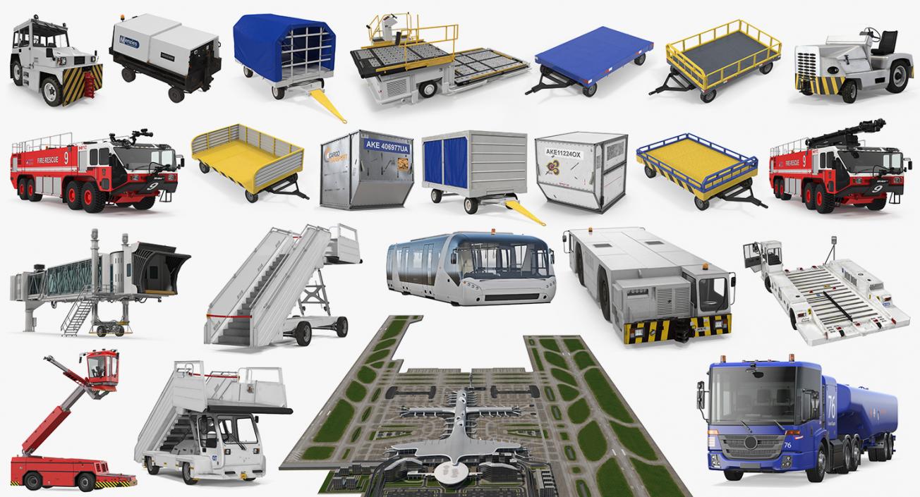 Airport Big Collection 2 3D model