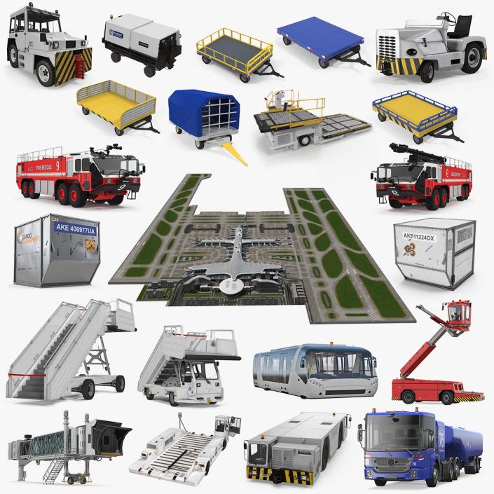 Airport Big Collection 2 3D model