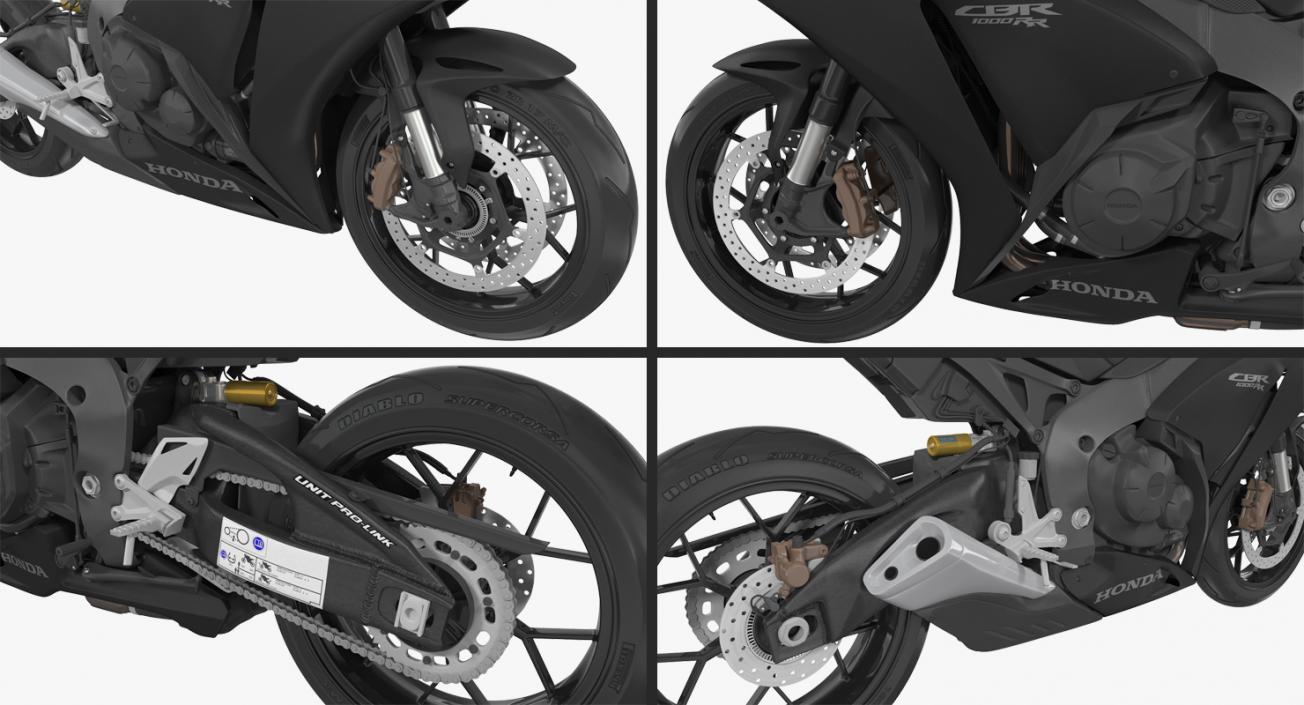 3D Rigged Motorcycles Collection 2