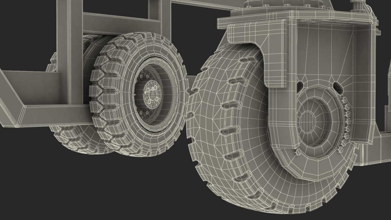 3D Straddle Carrier Rigged model