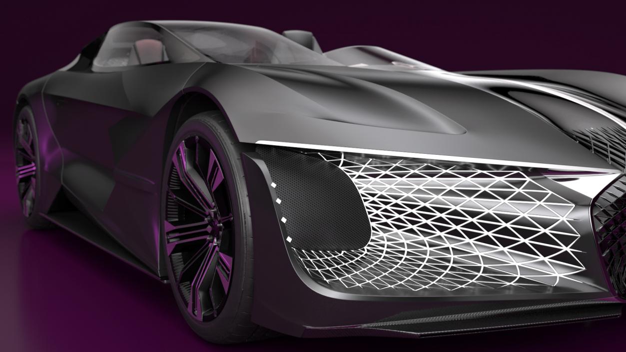 3D Futuristic Design Car