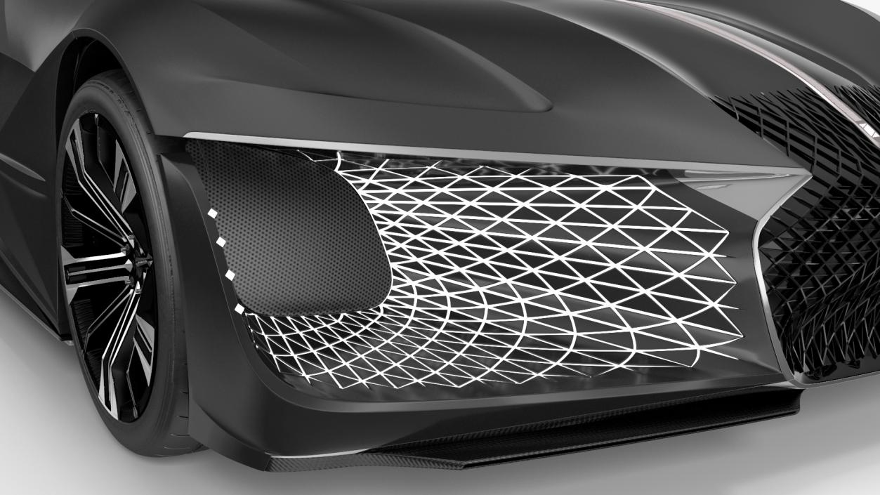 3D Futuristic Design Car