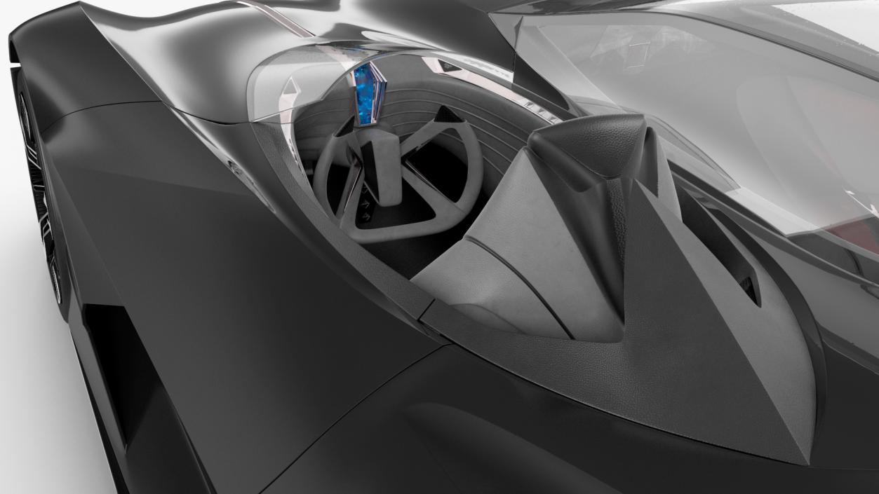 3D Futuristic Design Car