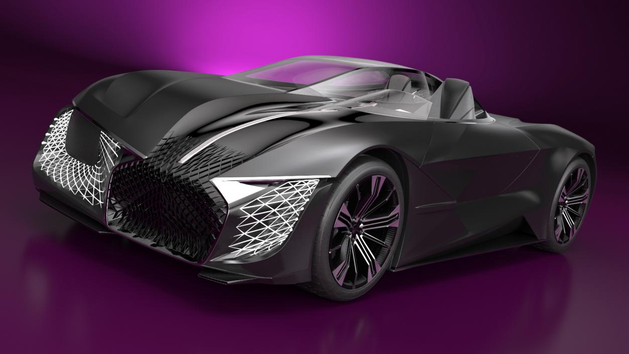 3D Futuristic Design Car