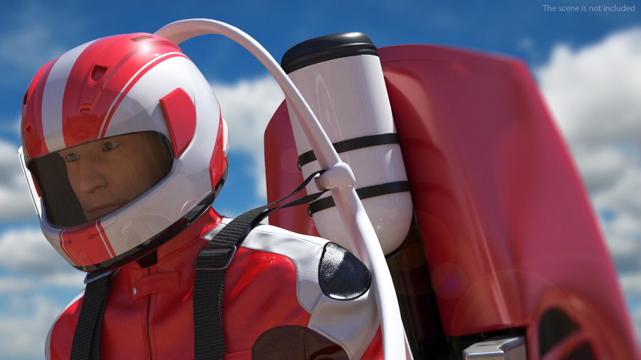 3D model Martin JetPack With Pilot