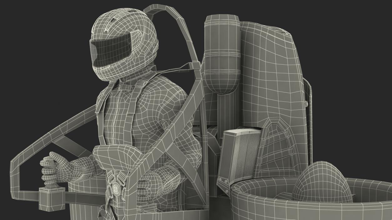 3D model Martin JetPack With Pilot