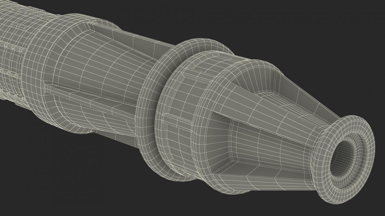 Lever Operated Handheld Branch Pipe Nozzle 3D