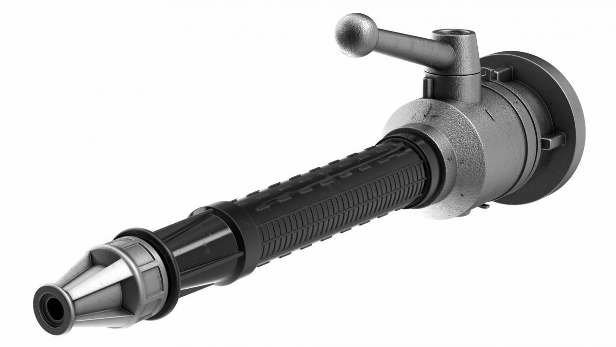 Lever Operated Handheld Branch Pipe Nozzle 3D