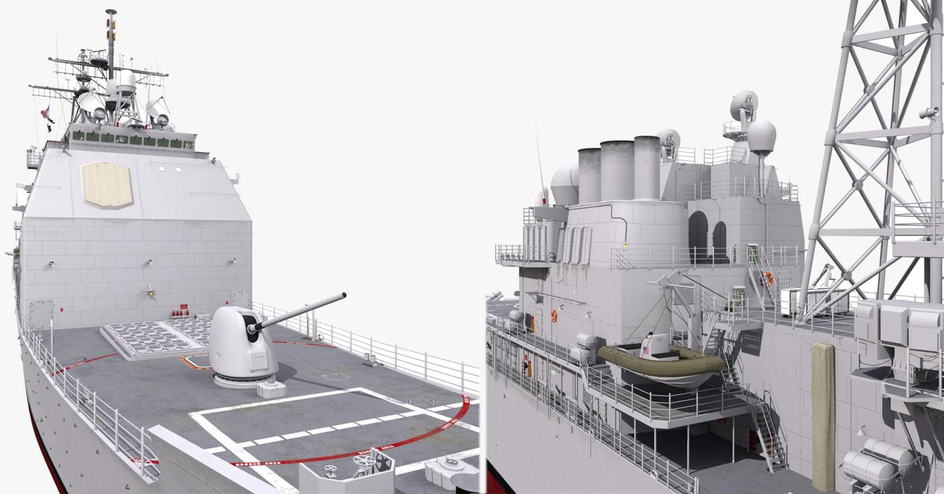 US Warships Collection 2 3D model