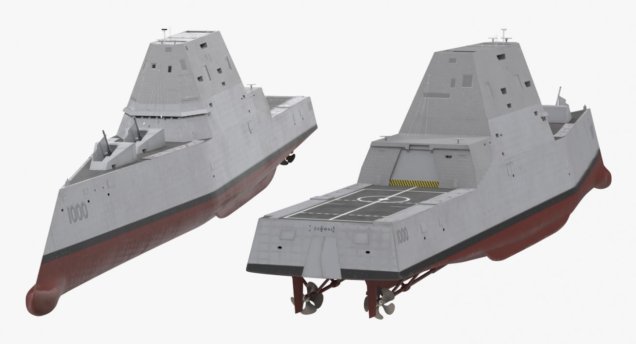 US Warships Collection 2 3D model