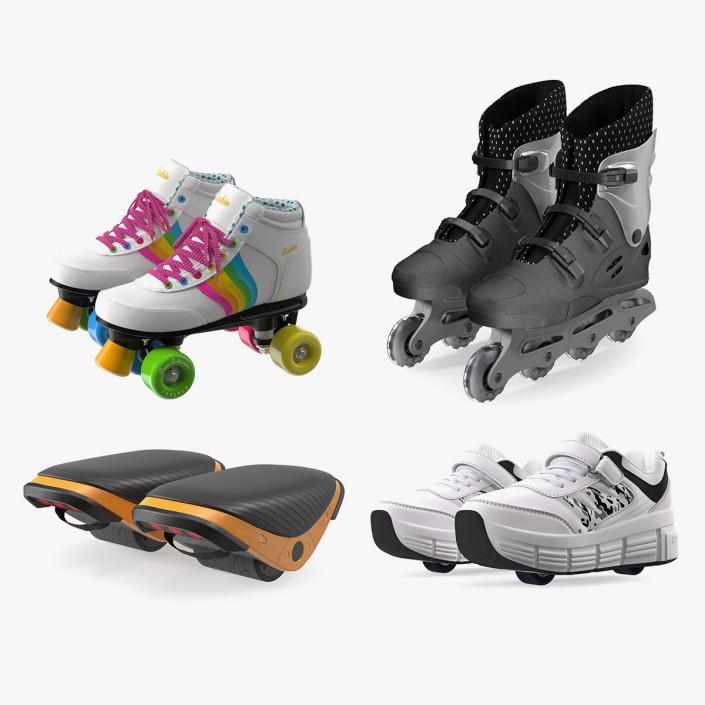 Drift Roller Skates Collection 2 3D