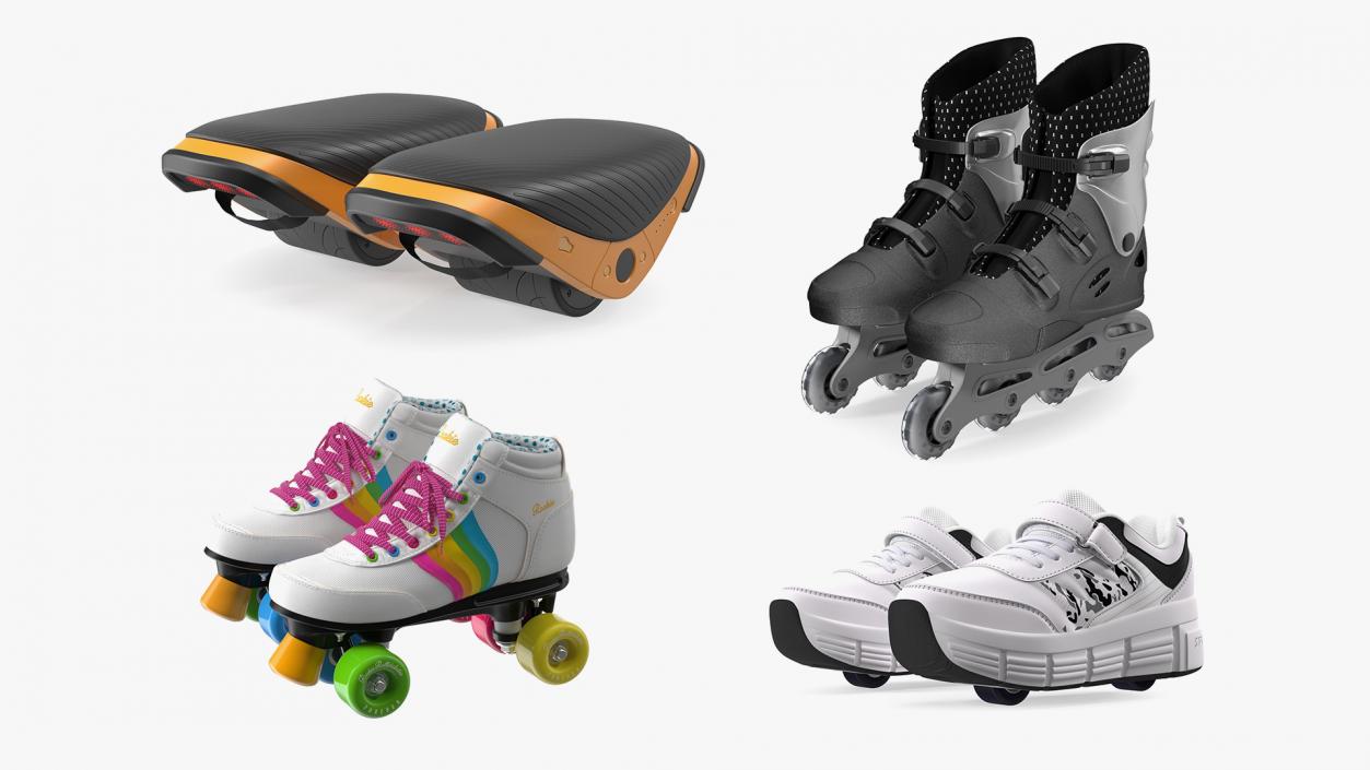 Drift Roller Skates Collection 2 3D