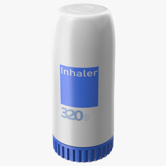 Asthma Treatment Inhaler 3D model