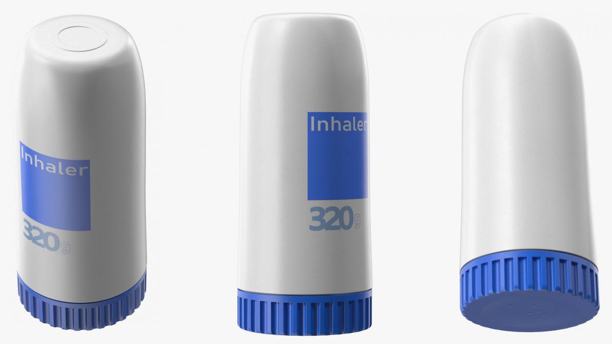 Asthma Treatment Inhaler 3D model